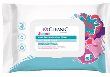 Cleanic Junior befeuchtetes Papier 40 Stück
