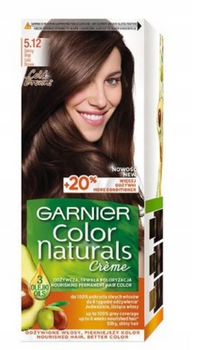 Garnier Color Naturals Creme Haarfarbe 5.12 Kaltes Braun 60 ml