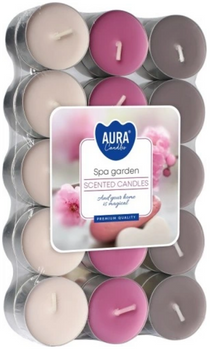 Bispol Duftende Teelichtwärmer 30 Stück SPA Garden