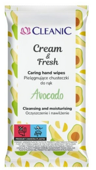 Cleanic Cream&amp;Fresh Handreinigungstücher 15 Stück
