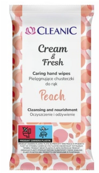 Cleanic Hand Wipes Pfirsich 15 Stück