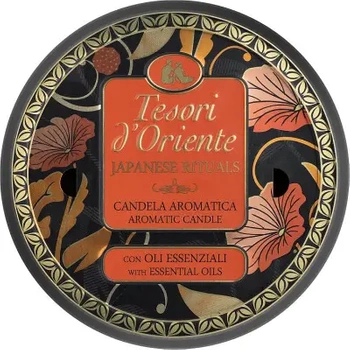 Tesori d'Oriente JAPANISCHE Kerze 200 g Tsubaki und Pfingstrose