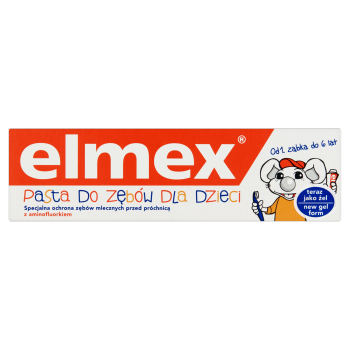 Elmex Kinderzahnpasta mit Aminofluorid ab 1 Zahn bis 6 Jahre 50 ml