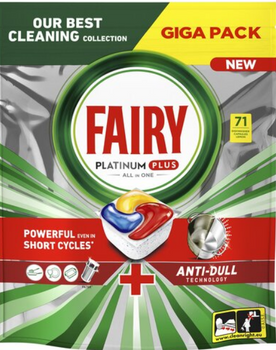 Fairy Platinum Plus All In One Limone Geschirrspülerkapseln 71 Stück