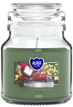 Bispol 120 g Winterbaum-Duftkerze im Glas