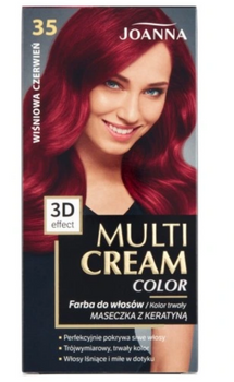 Joanna Multi Cream Color Haarfärbemittel Cherry Red 35