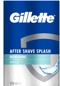 Gillette After Shave Splash Arktisches Eis Aftershave Wasser 100 ml
