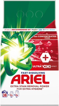 ARIEL SCHNELL AUFLÖSENDE ULTRA OXI EFFEKT WASCHMITTEL 38 WÄSCHEN 2090G