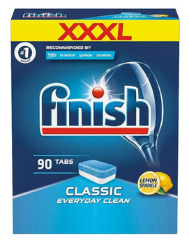 Finish Classic Everyday Clean Lemon 90 Stück Geschirrspültabs