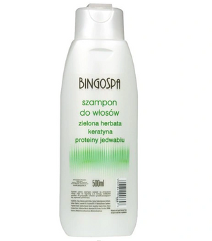 BingoSpa Haarshampoo 500 ml Grüner Tee, Keratin, Seidenproteine