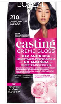 L'Oreal Paris Casting Creme Gloss Haarfarbe 210 Granatapfel Schwarz