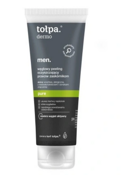Tolpa Dermo Men Pure Charcoal Reinigendes Anti-Blackhead Peeling 100 ml