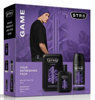 STR8 Game Geschenkset Deodorant 150 ml + Eau de Toilette 50 ml