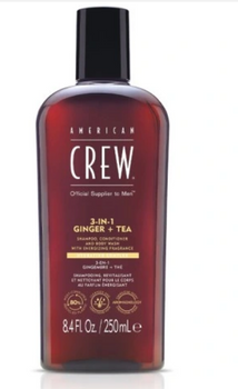 American Crew 3 in 1 Ingwer + Tee Gel 250 ml