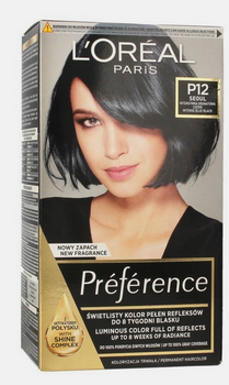 L'Oreal Paris Feria Preference Haarfarbe P12 Seoul Granatapfel Perle Schwarz