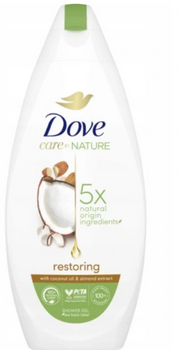 Dove Care By Nature Wiederherstellendes Kokosnuss-Duschgel 225 ml