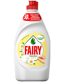 Fairy Sensitive Kamillen-Spülmittel mit Vitamin E, 450 ml