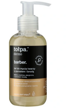 Tolpa Dermo Barber Men Bart und Bartreinigungsgel Feuchtigkeitsspendend Stärkend 150 ml