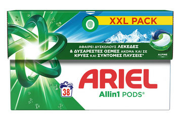Ariel All In 1 Alpine Wäschekapseln 38 Stück