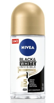Nivea Women Invisible Black&amp;White Silky Smooth Antitranspirant Roll-on 50 ml