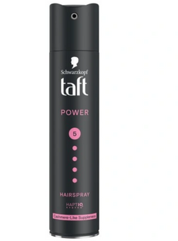 TAFT 5 Power Cashmere Touch Black Hair Spray mega stark 250 ml