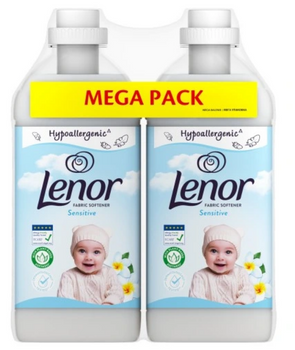 Lenor Sensitive-Weichspüler 2 x 1230 ml