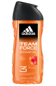 Adidas Team Force 3-in-1 Duschgel für Männer 250 ml