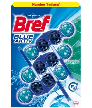Bref Color Aktiv Eukalyptus 3 x 50 g WC-Farbstoffsuspension