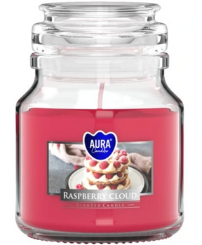 Bispol Duftkerze im Glas 120 g Himbeerwolke