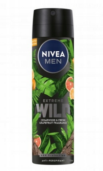 Nivea Men Extreme Wild Antitranspirant Zedernholz &amp; Grapefruit 150 ml