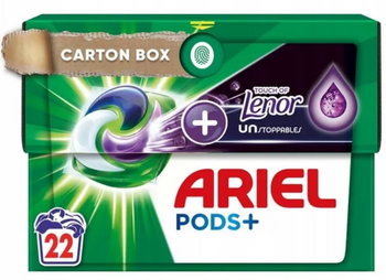 Ariel Waschkapseln +Touch of Lenor Unstoppable 22 Stk