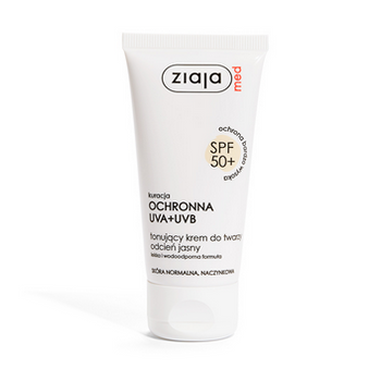 Ziaja Med Protective Treatment UVA+UVB tonisierende Gesichtscreme heller Farbton 50 ml