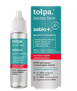 TOŁPA Dermo Face Sebio Gesichtsserum mit 4 Molekülen 20 ml
