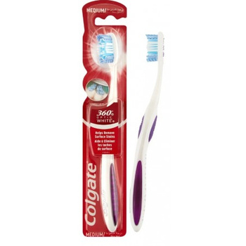 Colgate Zahnbürste 360° optic white medium