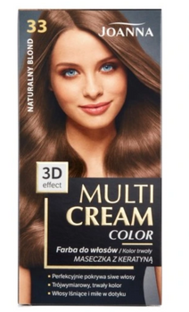 Joanna Multi Cream Color Haarfärbemittel Natural Blonde 33