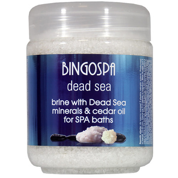 BingoSpa Sole mit Mineralien aus dem Toten Meer und Zedernöl 550g