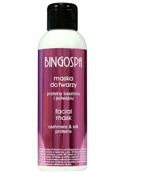 Bingo Spa Gesichtsmaske. Kaschmir- und Seidenproteine 150 g
