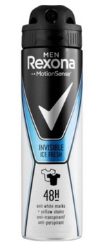 Rexona Men Unsichtbares Eis Frisches Deodorant 150 ml