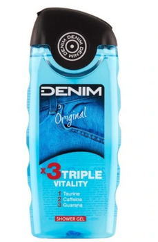 Denim Original Duschgel x3 Dreifache Vitalität 250 ml