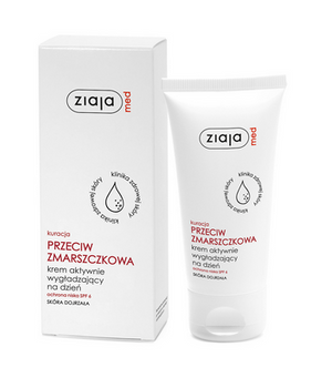 Ziaja Med Anti-Falten-Behandlung Aktiv glättende Tagescreme SPF 6 geringer Schutz 50 ml