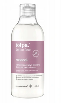 TOŁPA Dermo Face Rosacal Strengthening Micellar Wash für Gesicht und Augen 400 ml
