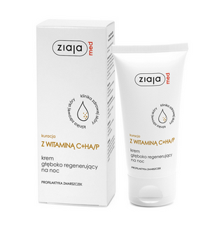 Ziaja Med Treatment mit Vitamin C+HA/P Tief regenerierende Nachtcreme 50 ml