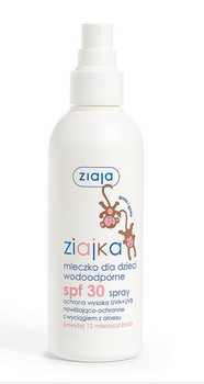 Ziajka Babylotion wasserfest LSF 30 Sprühschutz hoch UVA+UVB 170 ml