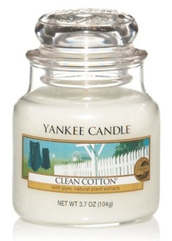 Yankee Candle Kleines Glas Clean Cotton 104g