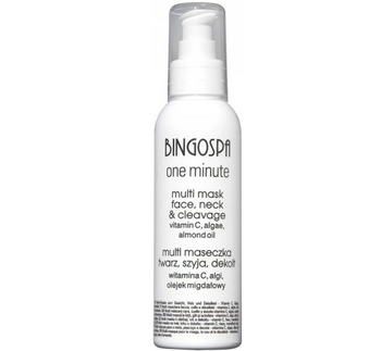 Bingo Spa Multi Mask für Gesicht, Hals, Dekolleté mit Vitamin C, Algen und Mandelöl 150g