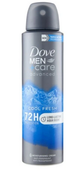 Dove Men+Care Spray Advanced Cool Fresh Antitranspirant 150 ml