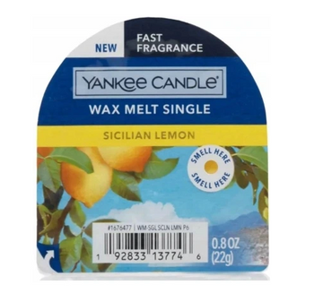 Yankee Candle Classic Wachs sizilianische Zitrone 22 g