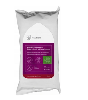Medisept Cashmere Hand- und Flächendesinfektionstücher 50 Stück