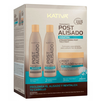 KATIVA nach dem Glätten von POST 3 Keratina