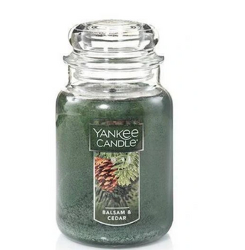 Yankee Candle großes Glas Balsam &amp; Zeder 623 g